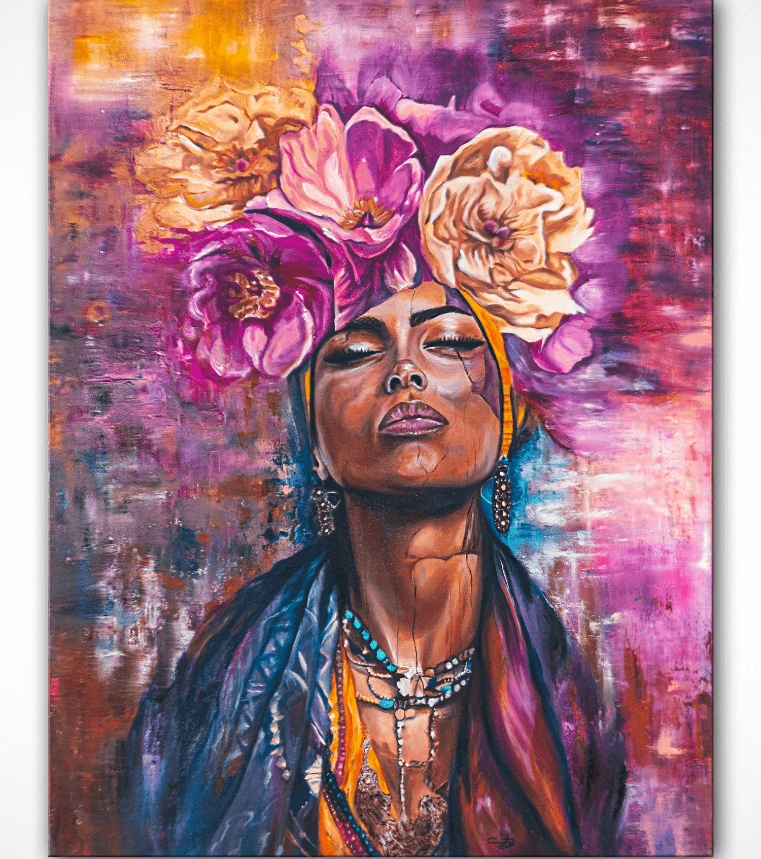 Oil painting - Floral Crown