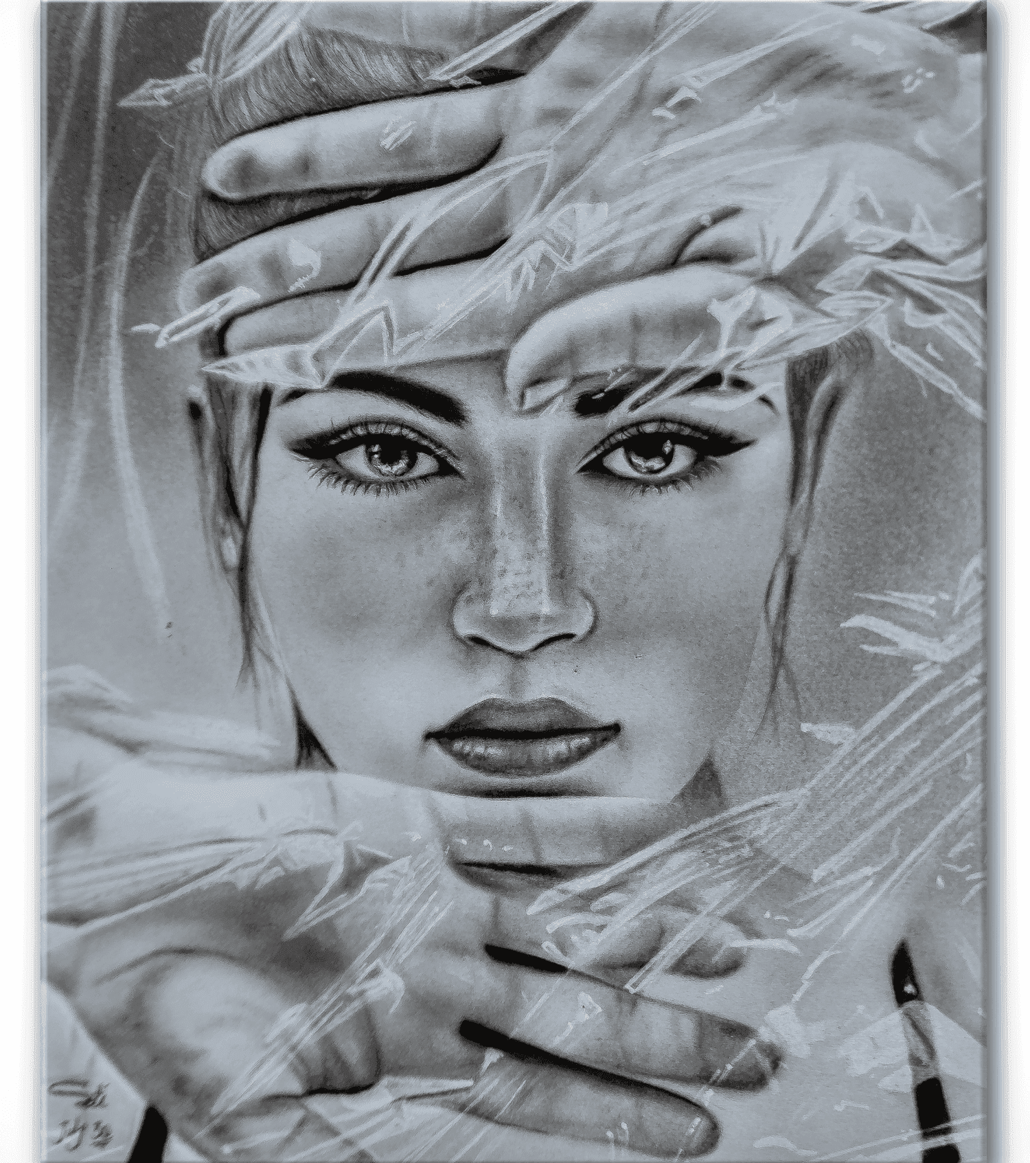 Black Painting - Transparent Mind